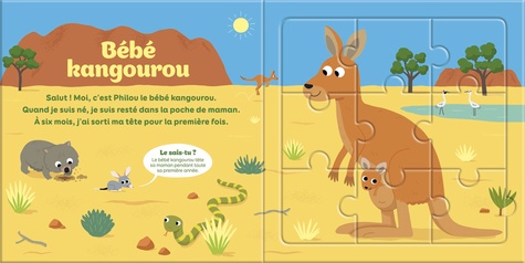 Les bébés animaux. 5 puzzles 9 pièces