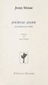 Jean Sénac et Jean Pélégri - Journal Alger - Janvier-juillet 1954.