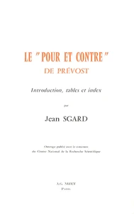 Le Pour et contre de Prévost
