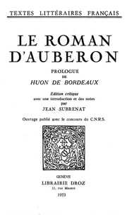 Le roman d'Auberon