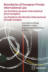 Les frontières du droit international privé européen - Edition français-anglais-espagnol.pdf