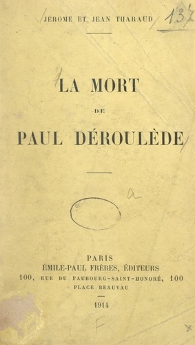 La mort de Paul Déroulède