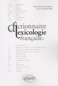 Dictionnaire de lexicologie française de Jean Tournier - Livre - Decitre