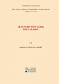 Le sens du mot theios chez Platon