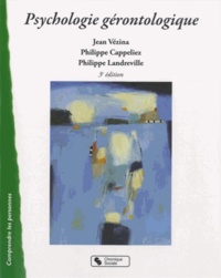 Jean Vézina et Philippe Cappeliez - Psychologie gérontologique.