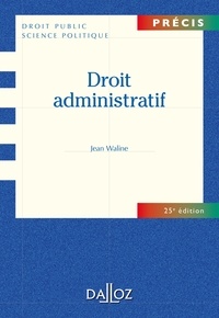 Jean Waline - Droit administratif 2014.