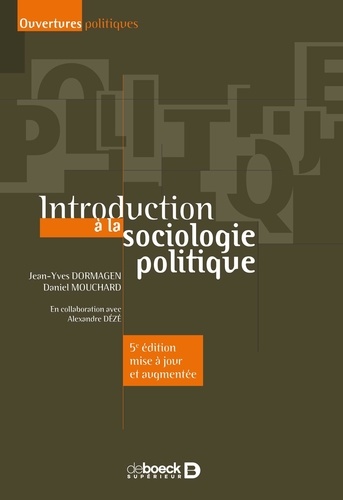 Introduction à la sociologie politique 5e édition
