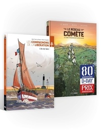 Jean-Yves Le Naour et Brice Goepfert - Pack en 2 volumes : Les compagons de la libération : L'île de Sein ; Le réseau Comète : La Ligne d'évasion des pilotes alliés.