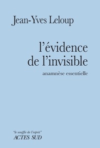 Jean-Yves Leloup - L'évidence de l'invisible - Anamnèse essentielle.