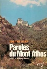 Jean-Yves Leloup - Paroles du Mont Athos.
