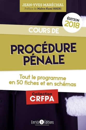 Jean-Yves Maréchal - Cours de procédure pénale - Tout le programme en 50 fiches.