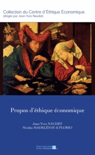 Propos d'éthique économique