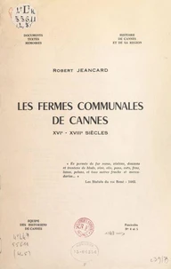 Les fermes communales de Cannes