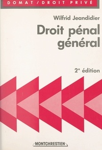  Jeandidier - Droit pénal général.