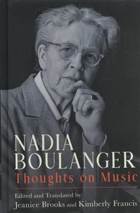 Nadia Boulanger: Thoughts on Music