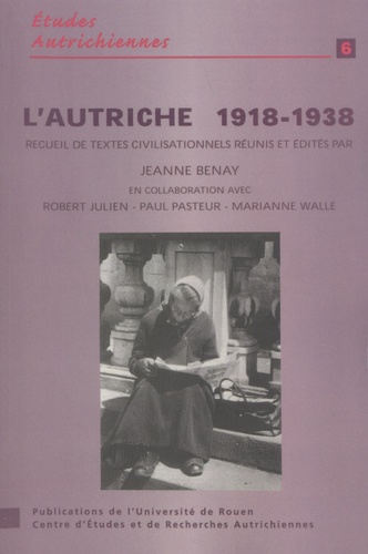 L'Autriche (1918-1938). Recueil de textes civilisationnels