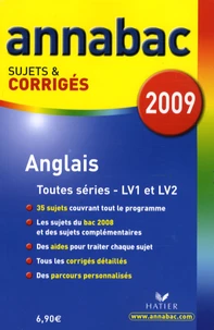 Anglais toutes séries LV1 et LV2