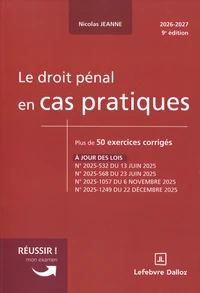 Le droit pénal en cas pratiques
