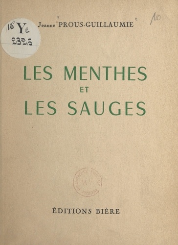 Les menthes et les sauges