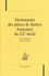 Dictionnaire des pièces de théâtre françaises du XXe siècle