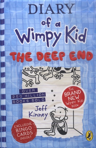 Diary of a Wimpy Kid Tome 15 The Deep End. With exclusive bingo cards