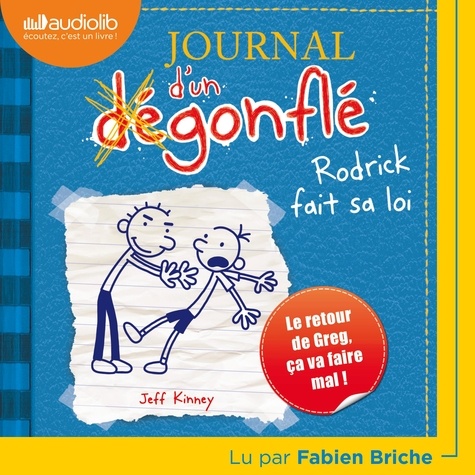 Lot De 3 Livres : Journal D'un Dégonflé Tome 1, 2 & 3 - Par Jeff Kinney - Roman Jeunesse Humoristique