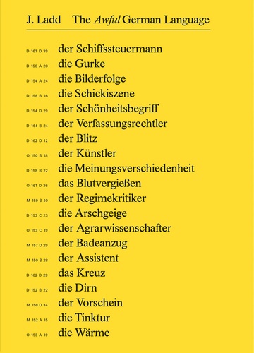 Jeffrey Ladd - The Awful German Language.