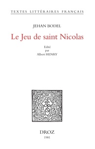 Jehan Bodel - Le jeu de saint Nicolas.