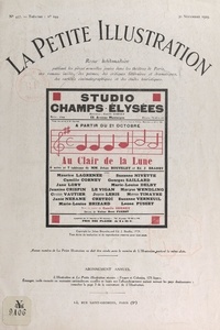 Jehan Bouvelet et Ed. J. Bradby - Au clair de la lune - Pièce en quatre actes et sept tableaux représentée pour la première fois, le 22 octobre 1929 au Studio des Champs-Élysées.
