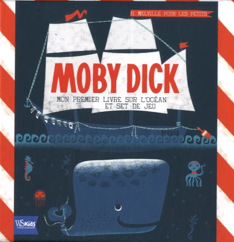 couverture de : Moby Dick  - Avec un livre sur l'oc&eacute;an et un set de jeu