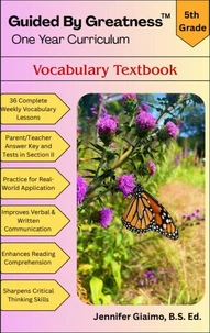 Vocabulary Textbook 5th Grade. One Year Curriculum