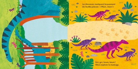 Le voyage des dinosaures. Fraye-toi un chemin dans 8 paysages en relief !