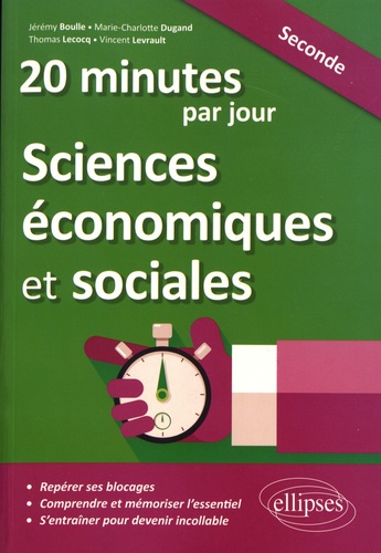 20 minutes de Sciences économiques et sociales par jour 2de
