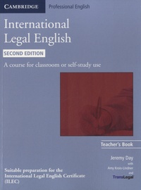 Jeremy Day - International Legal English - Teacher's Book.