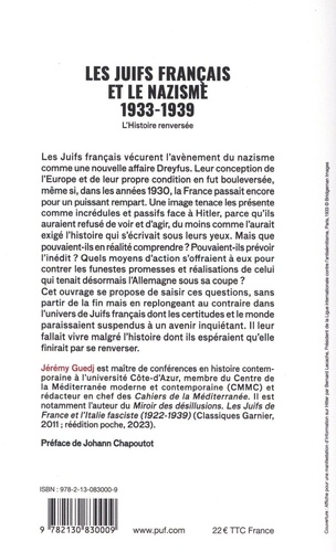 Les Juifs français et le nazisme (1933-1939). L'histoire renversée