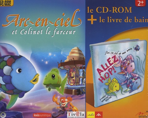  Emme - Arc-en-ciel et Colinot le farceur - CD-ROM + livre de bain.