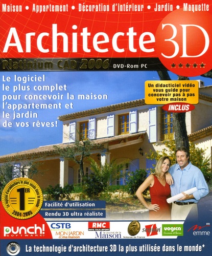  Emme - Architecte 3D Platinium CAD 2006 - DVD-ROM. 1 Cédérom