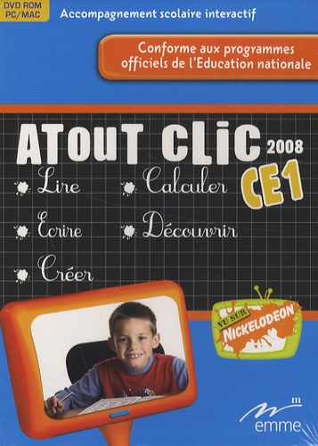  Emme - Atout Clic CE1 - DVD ROM.