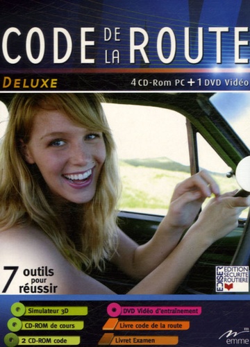  Emme - Code de la Route Deluxe - 4 CD-ROM. 1 DVD