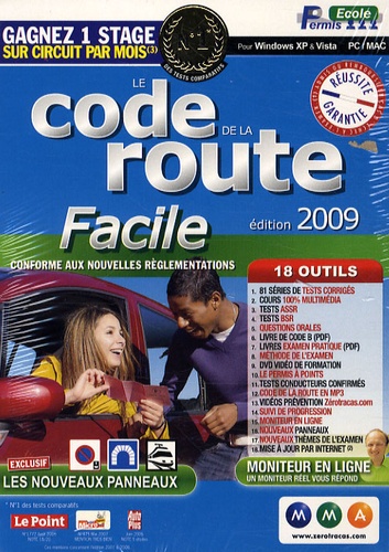  Emme - Le code de la route facile édition 2009 - DVD-ROM.