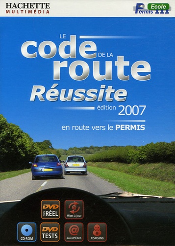  Hachette Multimédia - Le code de la route Réussite - CD-ROM. 2 DVD