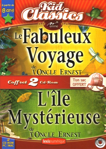 Emme - Le Fabuleux Voyage de l'Oncle Ernest ; L'Ile Mystérieuse de l'Oncle Ernest - 2 CD-ROM.