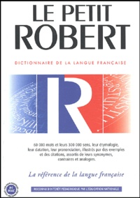  Dictionnaire Le Robert - Le Petit Robert - CD-ROM.