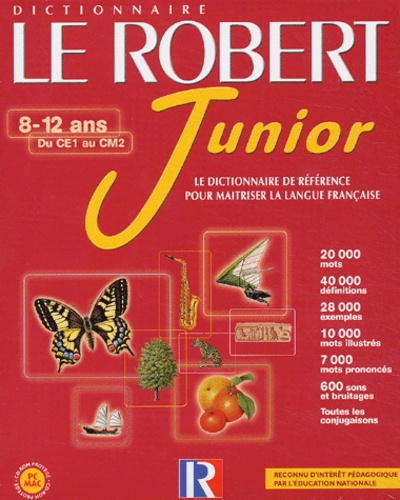  Emme - Le robert junior 8-12 ans du CM1 au CM2 - CD-ROM.