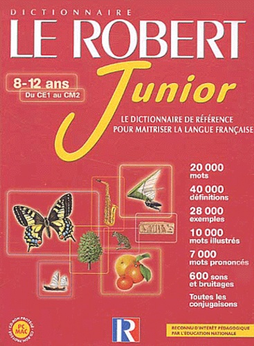  Collectif - Le Robert Junior 8-12 ans - CD-ROM.