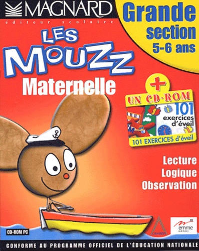  Collectif - Les Mouzz maternelle Grande section 5-6 ans - 2 CD-ROM.