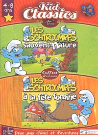  Collectif - Les Schtroumpfs sauvent la nature. Les Schtroumpfs à la fête foraine - Coffret 2 CD-ROM.