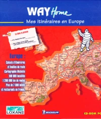 MES ITINERAIRES EN EUROPE. Calculs d'itinéraires et feuilles de routes, cartographie Michelin, CD-ROM