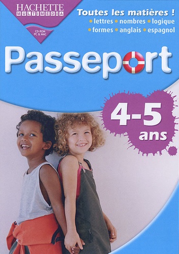  Hachette Multimédia - Passeport 4-5 ans - CD-ROM.