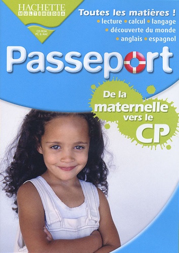  Hachette Multimédia - Passeport de la maternelle vers le CP - CD-ROM.